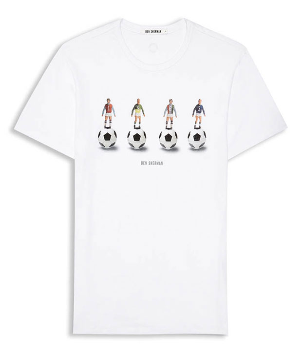 T-shirt Ben Sherman ballon footballeur