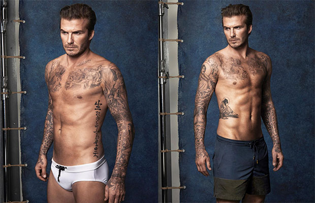 David Beckham maillot de bain