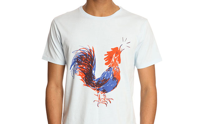 t-shirt commune de paris coq