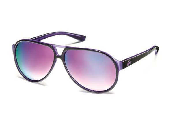 lunettes de soleil fluo violet lacoste