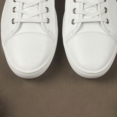 Sneakers en cuir blanches