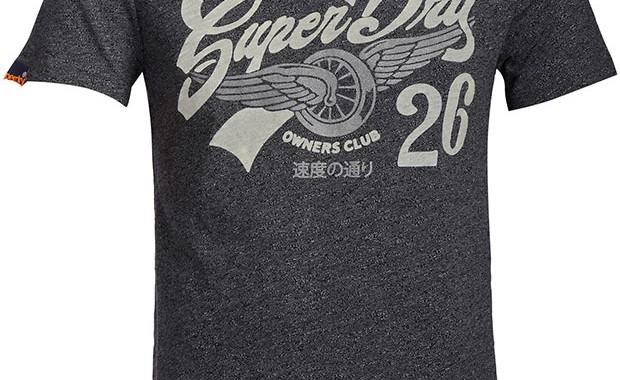 t-shirt gris owners club Superdry