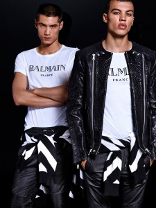 collection H&M Balmain t-shirt