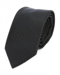 cravate noire Hugo Boss