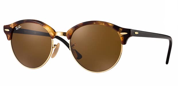 solaires Ray-Ban Clubround tortue