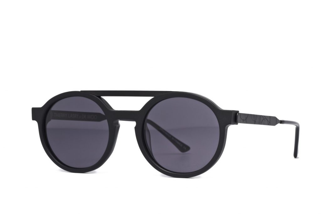 solaires noires Thierry Lasry Dr. Woo