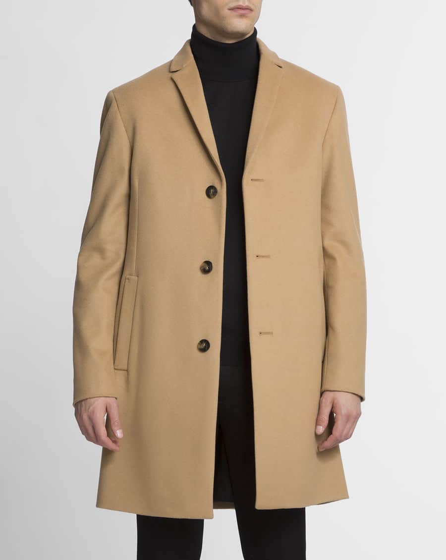 manteau en cachemire et laine Calvin Klein
